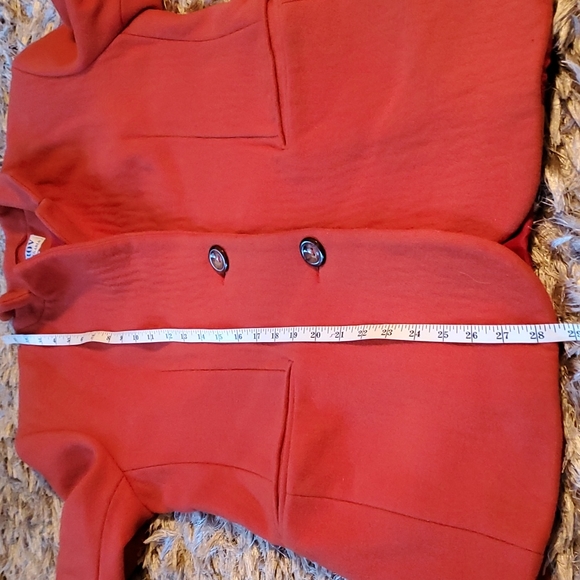 Vintage cashmere and wool burnt orange blazer - Picture 8 of 16